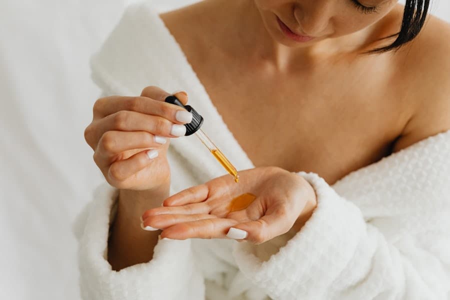 Close-up of smooth, even skin post-treatment